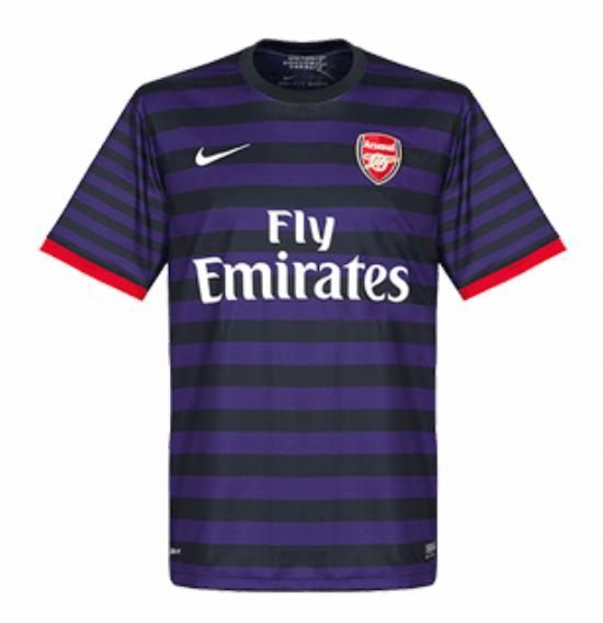 Arsenal FC uitshirt seizoen 2012/2013