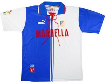 Atlético Madrid derde shirt seizoen 1995/1996
