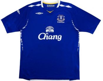 Everton FC thuisshirt seizoen 2007/2008