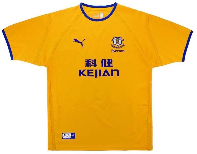 Everton FC uitshirt seizoen 2003/2004