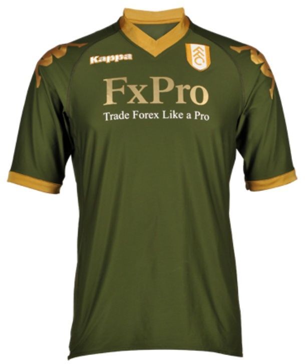Fulham FC derde shirt seizoen 2010/2011