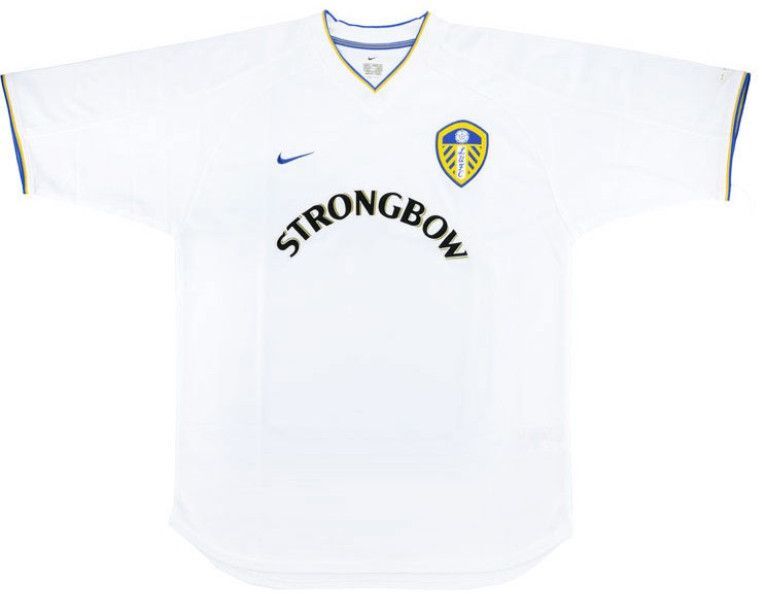 Leeds United FC thuisshirt seizoen 2001/2002