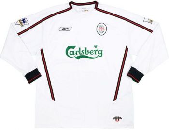 Liverpool FC uitshirt seizoen 2003/2004