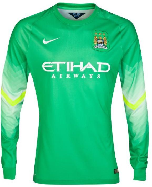 Manchester City FC keepershirt seizoen 2014/2015