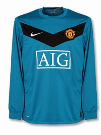 Manchester United FC 2e keepershirt seizoen 2009/2010