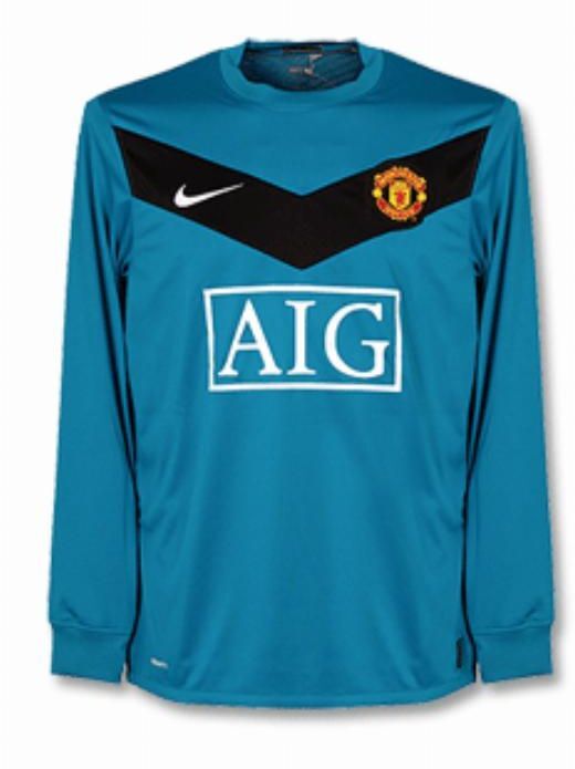 Manchester United FC 2e keepershirt seizoen 2009/2010