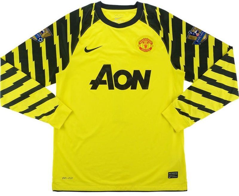 Manchester United FC keepershirt seizoen 2010/2011