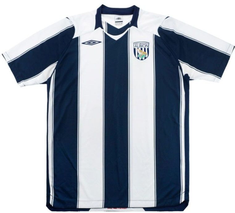 West Bromwich Albion F.C. thuisshirt seizoen 2008/2009