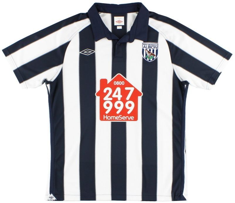 West Bromwich Albion F.C. thuisshirt seizoen 2010/2011