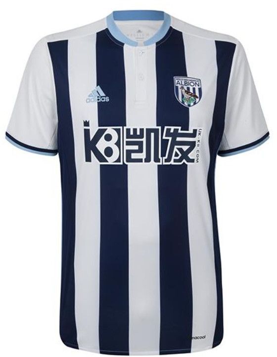 West Bromwich Albion F.C. thuisshirt seizoen 2016/2017