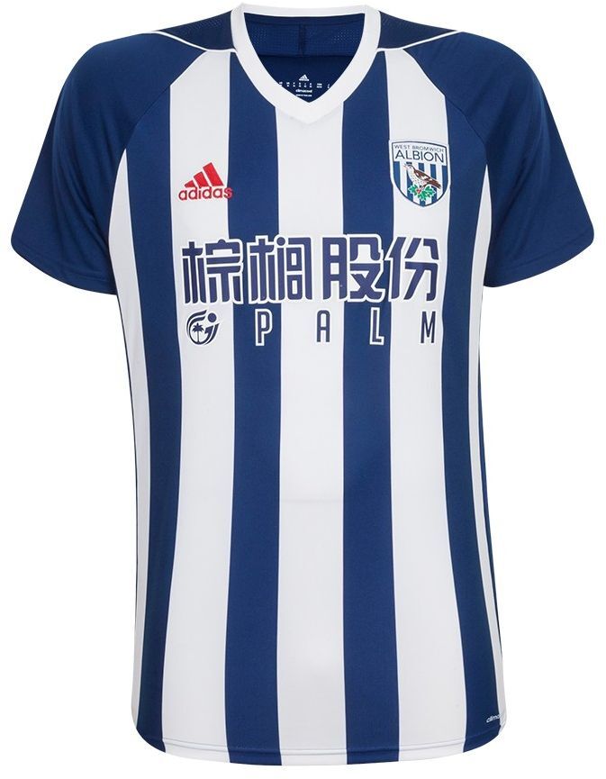 West Bromwich Albion F.C. thuisshirt seizoen 2017/2018