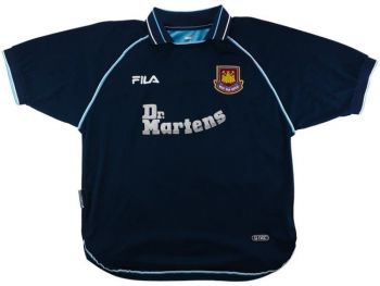 West Ham United F.C. derde shirt seizoen 2000/2001
