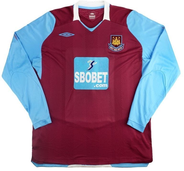 West Ham United F.C. thuisshirt seizoen 2008/2009