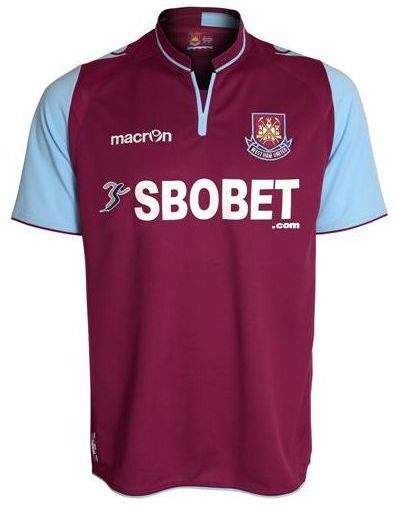 West Ham United F.C. thuisshirt seizoen 2012/2013