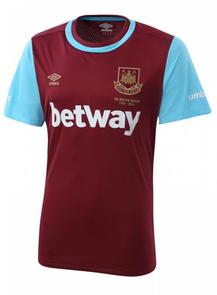 West Ham United F.C. thuisshirt seizoen 2015/2016