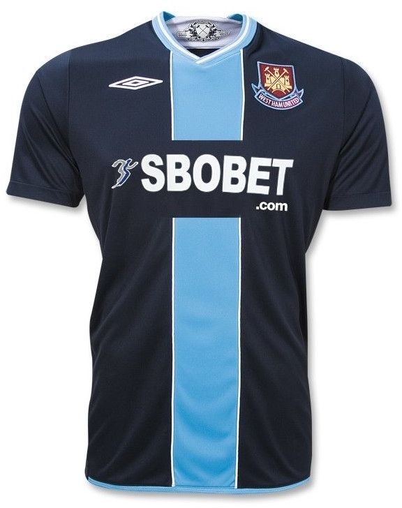 West Ham United F.C. uitshirt seizoen 2009/2010