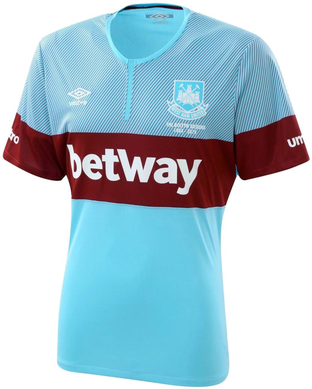 West Ham United F.C. uitshirt seizoen 2015/2016